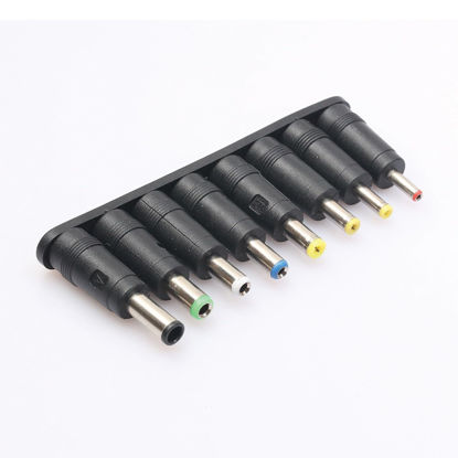 Picture of Kado DC Adapter 8 Connector Set, Female 5.5x2.1mm to Male 6.3x4.0mm 6.2x3.0mm 5.5x2.5mm 5.5x2.1mm 5.5x1.7mm 4.8x1.7mm 4.0x1.7mm 3.5x1.35mm for Monitor, Webcam, Router, Mini PC, CCTV, Bluetooth Speaker