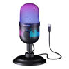 Picture of Aokeo USB Gaming Microphone, Condenser Microphone for PC/MAC/PS4/PS5/Phone-Cardioid Mic with RGB Lighting