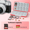 Picture of HEIYING Memory Card Case for SD Card and TF Card, Portable SD Card Holder SD SDHC SDXC TF Card Storage with 20 SD Card Slots & 20 Micro SD Card Slots
