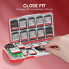 Picture of HEIYING Memory Card Case for SD Card and TF Card, Portable SD Card Holder SD SDHC SDXC TF Card Storage with 20 SD Card Slots & 20 Micro SD Card Slots