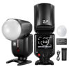 Picture of NEEWER Z2-C 2.4G TTL Round Head Flash Speedlite Compatible with Canon Cameras, 76Ws 1/8000s HSS with Diffuser, 2 Modeling Lamps, Upgraded UI, TTL/M Toggle Key, 3000mAh Battery, 600 Full Power Flash