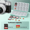 Picture of HEIYING Memory Card Case for SD Card and TF Card, Portable SD Card Holder SD SDHC SDXC TF Card Storage with 20 SD Card Slots & 20 Micro SD Card Slots