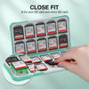 Picture of HEIYING Memory Card Case for SD Card and TF Card, Portable SD Card Holder SD SDHC SDXC TF Card Storage with 20 SD Card Slots & 20 Micro SD Card Slots