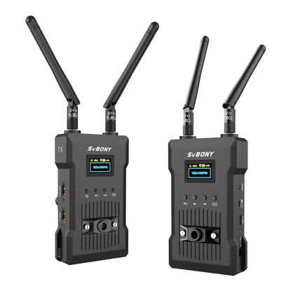Picture of SVBONY ST1 Wireless HDMI Transmitter and Receiver, 4K Wireless Video Transmitter and Receiver, 984FT&0.06s Latency, Wireless Video Transmission System for Live Streaming, TV Show, Filmmaking (1TX+1RX)