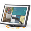 Picture of Laivli Swivel and Tilt Stand for Echo Show 15 & Echo Hub, with 360 Degree Rotatable Base, Easy Switch Device in Portrait and Landscape Orientations