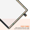 Picture of Screen Replacement for Onn 100092980 10.1" Touch Screen Front Glass Digitizer with Repair Kits (Without LCD Display)