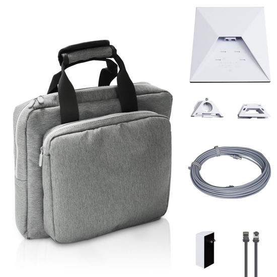 Picture of AstroniSync Starlink Mini Case, Starlink Case, Starlink Mini Bag with Shock-Absorbing Double Pocket Bag with Dustproof 600D Oxford Cloth, Portable Ergonomic Handle for Enhanced Protection