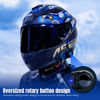 Picture of FODSPORTS Motorcycle Bluetooth Headset 2 Pack FX6 1000M 6 Riders Group Motorcycle Intercom Universal Bluetooth Motorcycle Helmet Communication System Voice Command 2 Port Design