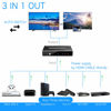 Picture of Hdmi Switch 3 in 1 Out 4K Hdmi Switcher Box with Remote. Hdmi Splitter 4K Hub. Support PS4/ Xbox One/Fire TV/Apple TV/Sky Box/STB/DVD/Laptop/Roku