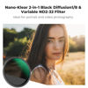 Picture of K&F Concept 62mm Black Diffusion Mist 1/8 & Variable ND2-32 in-1 Filter Cinematic Effect Neutral Density Filter for Camera Lens with 18 Multi-Layer Coatings (K- Series)