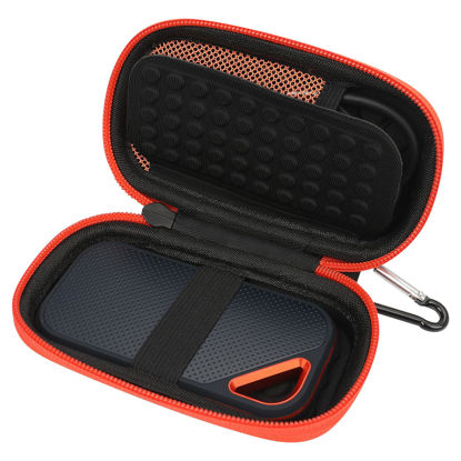 Picture of Case for SanDisk Extreme Pro/SanDisk Extreme Portable External SSD, Portable Travel Cover for Sandisk Hard Drive and Extreme (Black)