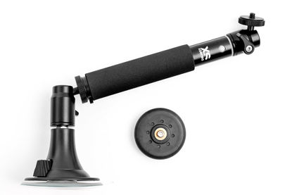 Picture of XSories Fix/Tilt & Shoot Camera Mount System, Magnet and Suction Mounts, Detachable Angle Adjuster, Telescopic Pole, Fits All Nikon, Canon, Digital Cameras, Camera Mounts, Camera Accessories (Black)