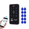 Picture of OBO HANDS WiFi TUYA Smart APP Access Controller, 125KHz 13.56MHz RFID Keyboard,IP68 Waterproof, Touch Panel, Backlight Stand-Alone Door Access Control Keypad,+ 10pcs Blue Keyfobs Tags