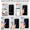 Picture of OBO HANDS WiFi TUYA Smart APP Access Controller, 125KHz 13.56MHz RFID Keyboard,IP68 Waterproof, Touch Panel, Backlight Stand-Alone Door Access Control Keypad,+ 10pcs Blue Keyfobs Tags