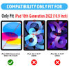 Picture of XunyLyee 2 Pack, Screen Protector for iPad 10th Generation 10.9" Bubble Free Easy Installation Tempered Glass Film