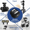 Picture of MEDALight Standard Hot Shoe Adapter with Extra Pc sync Connection Port for Camera Connecting to Off-Camera Flash,Studio Light etc,.