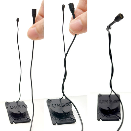 Picture of URSA WireRig - Turn any LAV Mic into a Gooseneck. Flexible Copper Wire Extends up to 40cm from the Core, Black