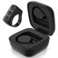 Picture of Fingertip Bluetooth Remote Control TIK TOK Wireless Page Turner TYUOBOX Camera Remote Shutter Selfie Button Controller with Charging Case for iPhone Android Ipad Cell Phone (Black)