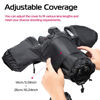 Picture of ULANZI RC01 Camera Rain Cover, Small Size Durable Nylon Raincoat Compatible with Canon Sony Nikon DSLR Mirrorless Vlog Camera & Lenses Within 260mm, with Sleeves, Drawstrings, Viewing Window