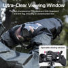 Picture of ULANZI RC01 Camera Rain Cover, Small Size Durable Nylon Raincoat Compatible with Canon Sony Nikon DSLR Mirrorless Vlog Camera & Lenses Within 260mm, with Sleeves, Drawstrings, Viewing Window