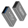 Picture of Togconn USB C to USB 3.0 Adapter (2 Pack),USB Type-C (Female) to USB A (Female) Coupler Convert,Bi-Directional High Speed USB Extension Connector Support Charge & Data Sync