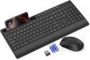 Picture of Trueque Wireless Keyboard and Mouse Combo - Full-Size Quiet Keyboard with Palm Rest, Phone Holder, Multimedia Keys, Power Switch, Compatible with Windows, Chrome OS, PC, Laptop (Batteries Included)