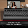 Picture of Trueque Wireless Keyboard and Mouse Combo - Full-Size Quiet Keyboard with Palm Rest, Phone Holder, Multimedia Keys, Power Switch, Compatible with Windows, Chrome OS, PC, Laptop (Batteries Included)