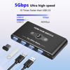 Picture of KVM Switch, KVM Switch 1 Monitors 2 Computers, HDMI Switch, 4K@60Hz KVM Switches for 2 Computers Sharing 1 Monitor, 4 USB 3.0 Devices Such as Keyboard, Mouse, Printer, Scanner