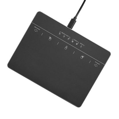 Picture of MICROPACK Digitally Yours Wired Trackpad for Windows 7/10/11, USB Trackpad with Multi-Touch Gestures, Plug-and-Play USB Touch Pad Mouse Pad Large for PC Computers & Laptops, Black