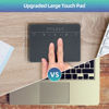 Picture of MICROPACK Digitally Yours Wired Trackpad for Windows 7/10/11, USB Trackpad with Multi-Touch Gestures, Plug-and-Play USB Touch Pad Mouse Pad Large for PC Computers & Laptops, Black