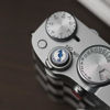 Picture of DBZZ Hippocampus japonicus Soft Release Button - Red - fits Any Standard Threaded Release - Fujifilm X100V, X100F, X100T, Xpro3 & Xpro2, X-T3, X-T2, X-E3, X-E2s, X-E2, X-T30, X-T20 (Silvery)