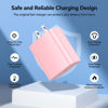Picture of for iPhone Charger Fast Charging,【MFi Certified】 3 Pack 20W PD USB C Wall Charger Adapter with 6FT USB C to ightning Fast Charging Cable Compatible with iPhone 14/13/12/11/Pro/Pro Max/Xs/Xr/X, Pink