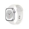 Picture of Apple Watch Series 8 (41MM, GPS) - Silver Aluminum Case with White Sport Band (Renewed Premium)