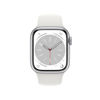 Picture of Apple Watch Series 8 (41MM, GPS) - Silver Aluminum Case with White Sport Band (Renewed Premium)