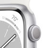 Picture of Apple Watch Series 8 (41MM, GPS) - Silver Aluminum Case with White Sport Band (Renewed Premium)