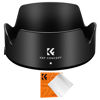 Picture of K&F Concept Lens Hood for Canon RF 24-105mm F4-7.1 is STM,EF-S 18-135mm f/3.5-5.6 is USM Lens, Reversible Snap on Camera Lens Shade Replacement of Canon EW-73D Hood, fit 67mm Filters and Lens Cap