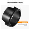 Picture of K&F Concept Lens Hood for Canon RF 24-105mm F4-7.1 is STM,EF-S 18-135mm f/3.5-5.6 is USM Lens, Reversible Snap on Camera Lens Shade Replacement of Canon EW-73D Hood, fit 67mm Filters and Lens Cap