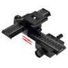 Picture of Aluminum 4-Way Macro Focusing Rail Slider with Quick Release Plate, 1/4" Screw Hole for Close-Up Shooting Photography, Compatible with DSLR Mirrorless Camera