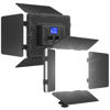 Picture of Unicucp Led Video Light Panel Lighting with Barn Doors, 4000mAh Rechargeable Camera Light, 2500K-8500K Photo Light for Outdoor Indoor Photography Live Streaming Zoom Calls Video Recording
