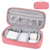Picture of Yundoor Cord Organizer Travel Case, Electronics Organizer Pouch Bag for Cable & Charger, Power bank, Phone, Tech Accessories (Pink)