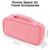 Picture of Yundoor Cord Organizer Travel Case, Electronics Organizer Pouch Bag for Cable & Charger, Power bank, Phone, Tech Accessories (Pink)
