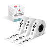 Picture of Phomemo D30 Continuous Labels, D35 Q30 Q31 Q32 Q30S Long Label Tape, Sticker Thermal Paper Self-Adhesive D30 Label Maker Tape Consumables, Black on White, 15mm x 6m (0.59 x 236.22 Inch) 3-Roll