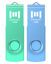 Picture of MOSDART 64GB USB 2.0 Flash Drive, with Keychain Loop, Swivel Design with LED Light, exFAT Memory Stick for Computers, System Backup, Data Storage, Green and Blue (Pack of 2)