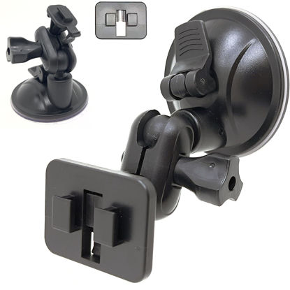Picture of LycoGear Enhancd Strong Car Windshield Suction Cup Mount for Edge CS and CTS Evolution w/Dual Ball Socket Adapter to Allow Best Viewing Position