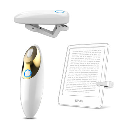 Picture of Remote Control Page Turner for Kindle Paperwhite Oasis Kobo eBook Readers,Remote Scrolling Clicker for TikTok,Remote Shutter for Taking Photos and Videos,Supports iPhone,iPad,Android (White)