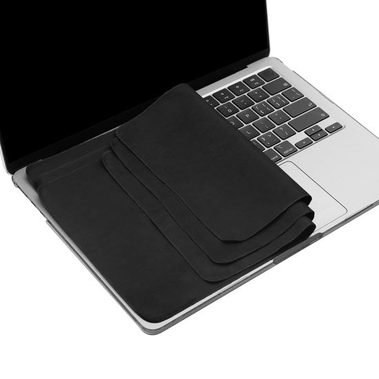 Picture of 3 Pack Microfiber Liner Cleaning Cloth 13-14" with Screen Keyboard Imprint Protection, Laptop Keyboard Protector Compatible with MacBook Pro 13 & MacBook Air 13" and MacBook Pro 14