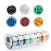 Picture of 600 Pieces Standard Computer Jumper Caps Header Pin Shunt Short Circuit 2-Pin Connector Open Top 2.54mm. Suitable for Arduino Raspberry Pi PCB PC DVD HDD Motherboard Shorting and Other Items.