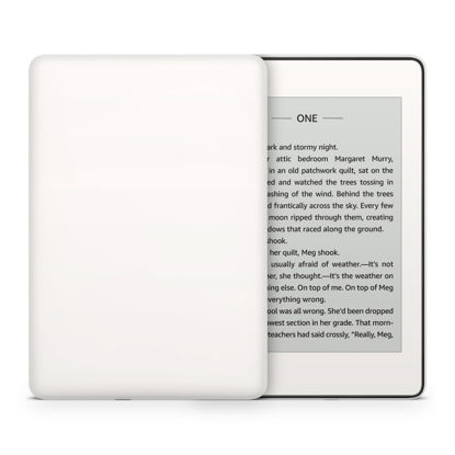 Picture of Tacky Design Solid Skin for Kindle Paperwhite Skin Wrap,Minimalistic Skin for Kindle Stickers, Premium Vinyl 3M Full Wrap for Kindle Paperwhite Covers (Cream White, Kindle Paperwhite (10th Gen, 2018))
