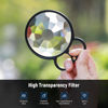 Picture of NEEWER 77mm Handheld Kaleidoscope Prism Lens Filter, Glass Prism Camera Lens Effect Filter with 2 Finger Handle, Multi Refraction, Variable Number of Photographic Subjects, DSLR Photography Accessory