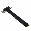 Picture of HLT M.2 NGFF Key M to PCIe 3.0 4X Extension Cable (90°Right Angle PCI-E Slot)